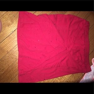 Red mini skirt from Charlotte Russe !
